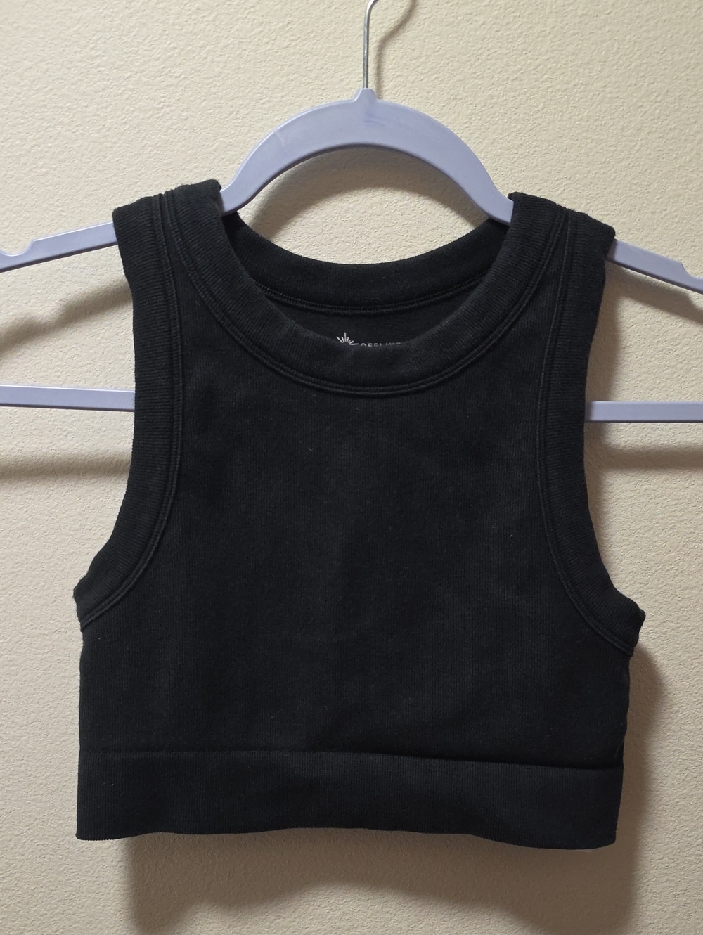 Black Tank Crop Top